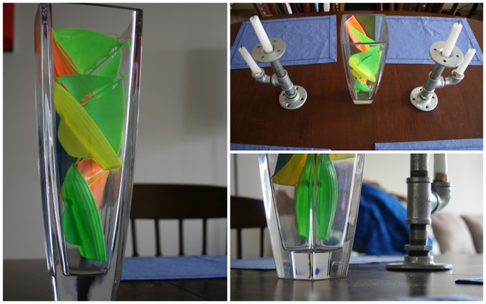 alternative sailboat centerpiece