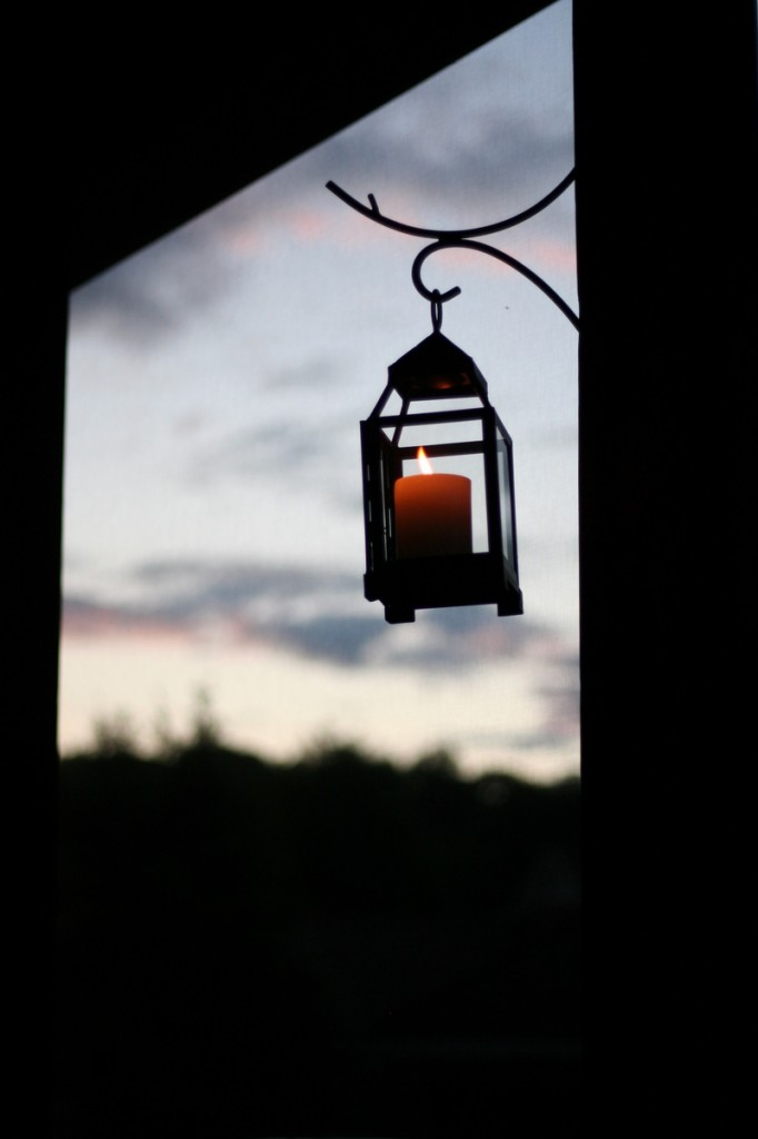 Candle Lantern at dusk