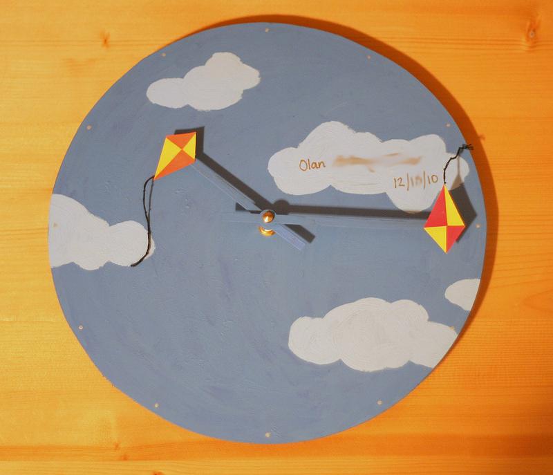 Kite Action Clock