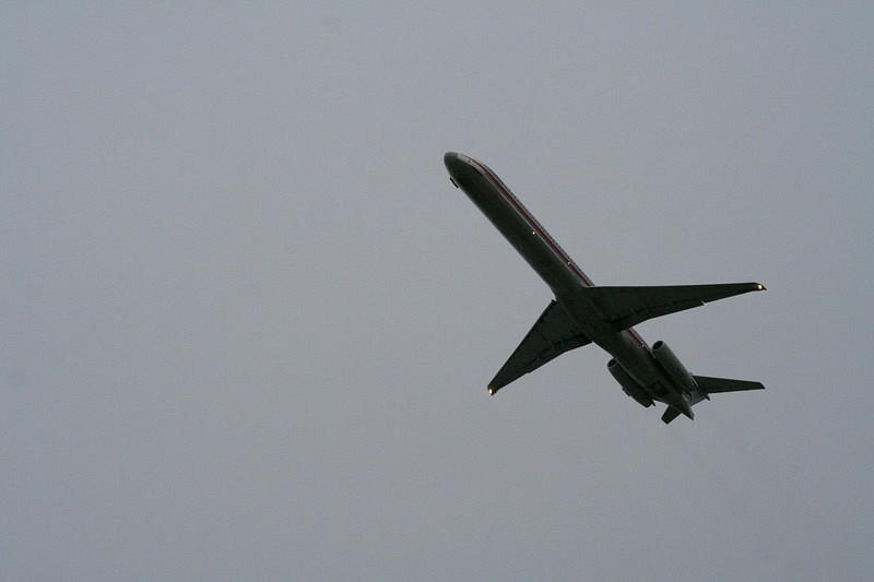it wasn't too exciting because they were landing at the other end of the runway