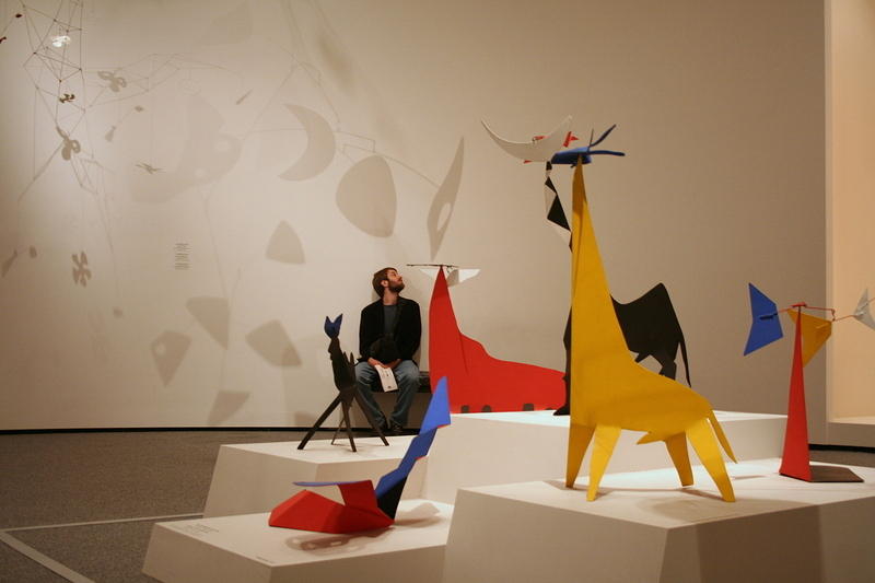 Can you tell I like Calder? And this room at the Gallery?