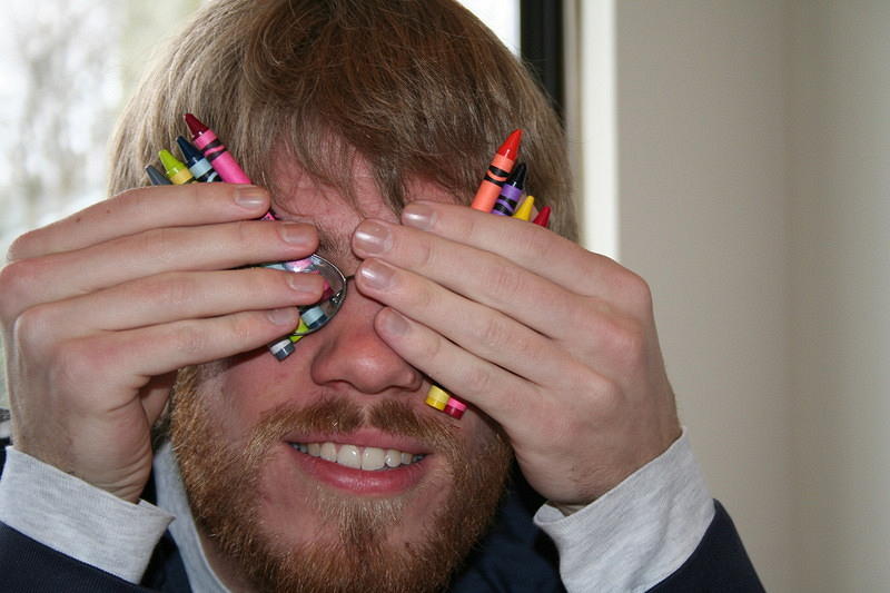 and dave was the crayon master...