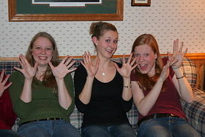 with... spirit fingers? I don't know.